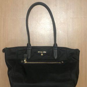 Michael Kors Leather Trimmed Nylon Shoulder Bag/Purse